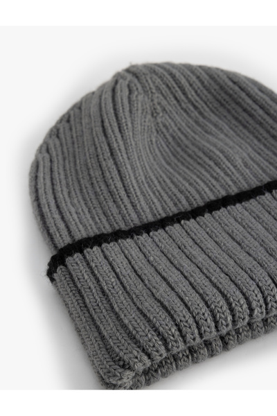 Koton Striped Layered Beret
