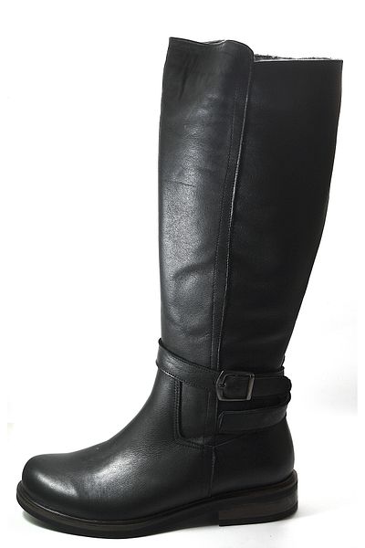 Onlo Ayakkabı Дамски ботуши Onlo Shoes 6008 от естествена мека кожа, черни, с цип