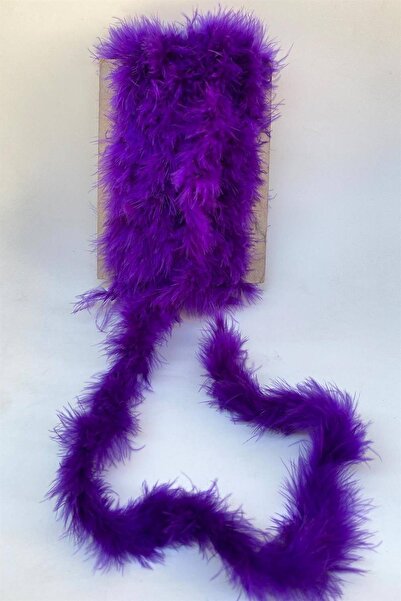 Hobigram Kedi Kuyruğu,tilki Tüyü Mor Renk Otriş Tüy Çeşitleri 1 Metre – Diğer...