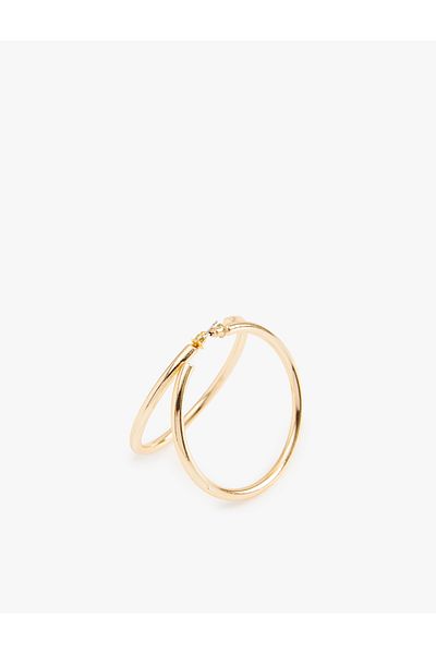 Koton Steel Blended Hoop Earrings