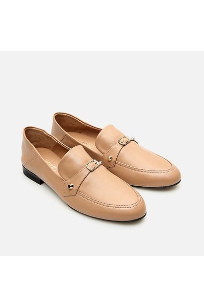 Hotiç Mocasini de damă din piele naturală naturală