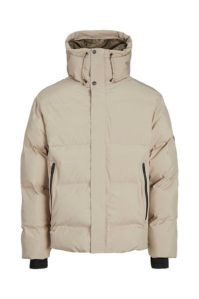 Jack & Jones Μπουφάν Puffer Μπουφάν Cold Proof Beige Ανδρικό Puffer Παλτό