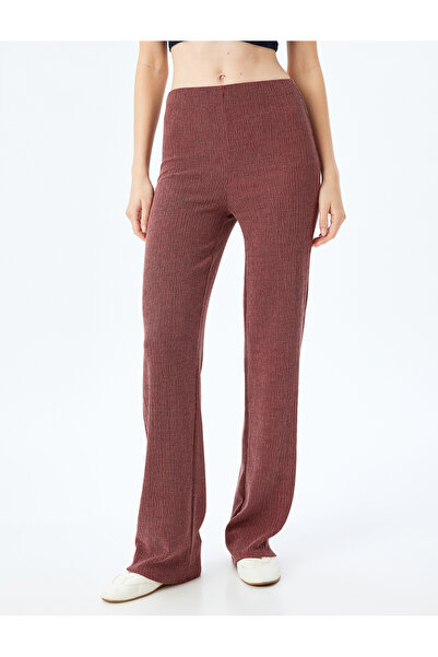 Koton Standart Bel Dokulu Bol Paça Pantolon