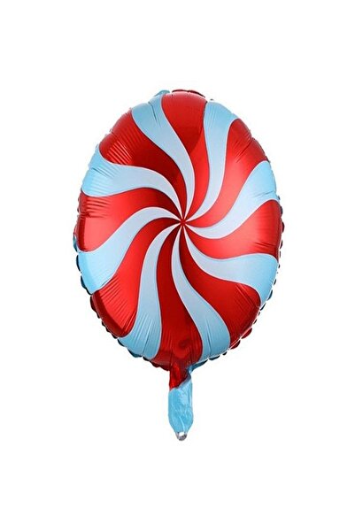PARTİ AŞKI Lolipop Şeker Yuvarlak Folyo Balon - 18 Inc 45 Cm & Doğum Günü Kon...