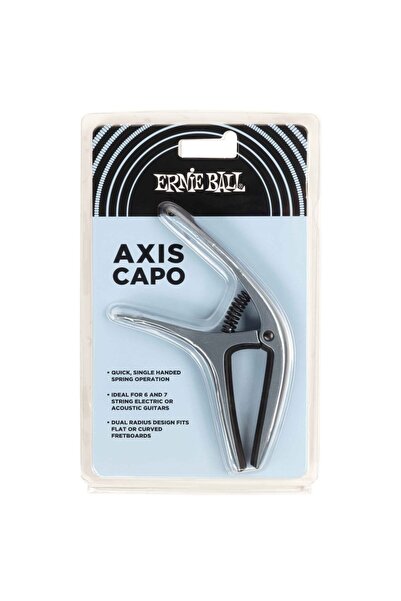 Ernie Ball P09607 Axi s Dual Radius Capo Blue Steel Gitar Kapo