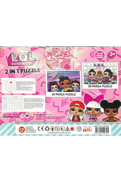 Cs Toys Lol 35-60 Pieces 2 Puzzle