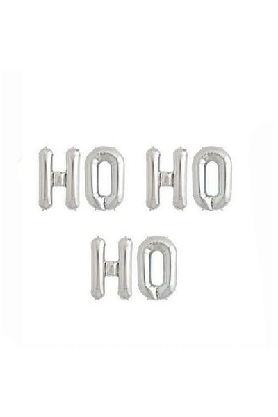 asöy Christmas Ornaments Ho Ho Ho Gold Balloon Christmas Foil Balloon 6 Pieces 2025 Happy New Years