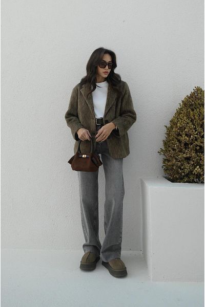 Havoş Γκρι Snow Washed Wide Leg Jean
