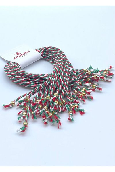 Concept HuBuTU 30 Pieces Gift Sand Beaded Martenish March Floss Wishing Floss Bracelet