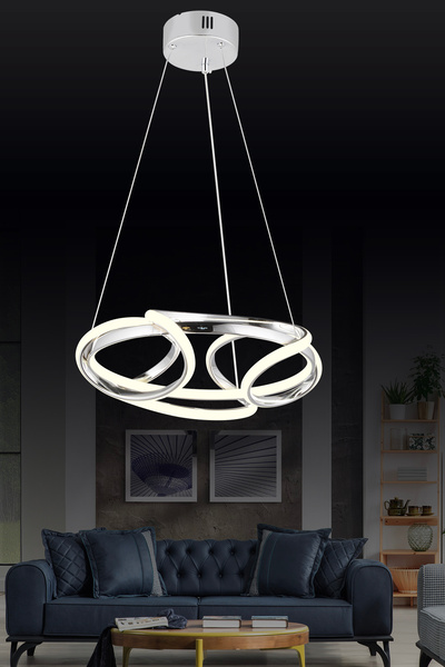 bordolux Ld 061 Küçük Topsuz Model Krom 3 Renkli Salon Ve Oturma Odası Için I...