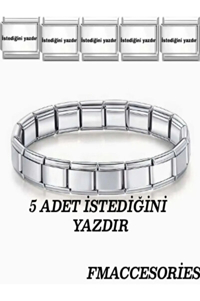 Feride İTALYAN CHARM BİLEKLİK  5 ADET CHARMA SATICIYA SORU SOR KISMINDAN İSTE...
