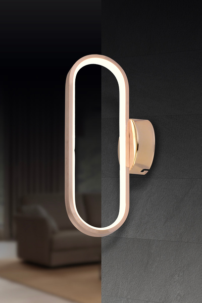 bordolux Ap 01 Model Gold 3 Renkli Koridor Ve Mutfak Için Ideal Aplik Alüminy...