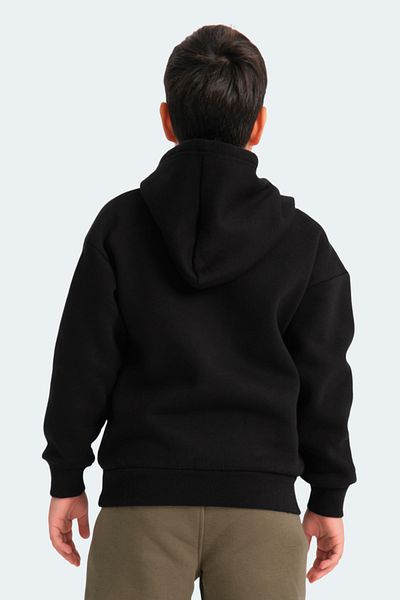 Slazenger Черен унисекс детски суитшърт LENE