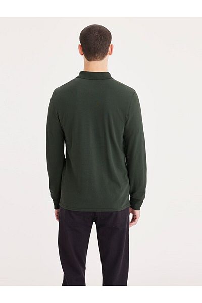 Dockers Μακρυμάνικο Χρώμα Polo