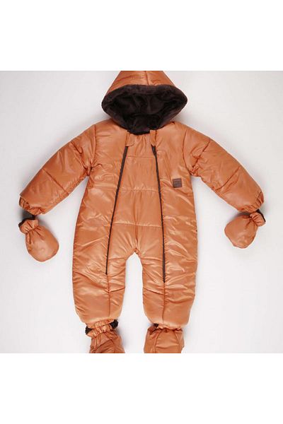 MAİBELLA Cold-Proof Hooded Baby Onesie - 100% Cotton, Winter, Girl Boy Astronaut Cosmonaut