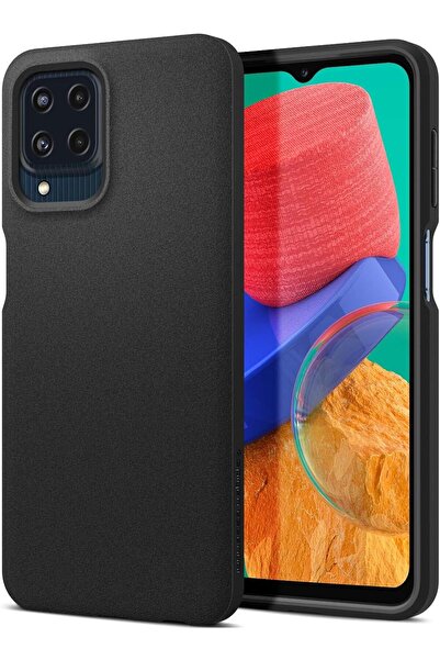 STOREMAX حافظة لهاتف Galaxy M33 5g Essential Sand Blast Back Matte Black - AC...