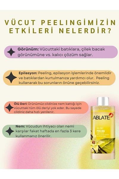 ABLATE Nourishing, Submerged Body Peeling with Vanilla Flavor 200 ml