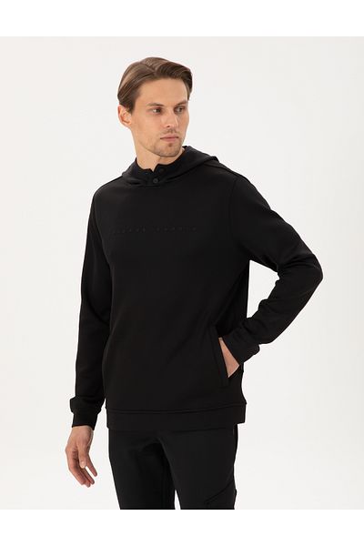 Pierre Cardin Черен суитшърт с нормална кройка 50292498-vr046