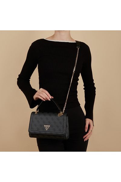Guess Noelle Damen Umhängetasche Schwarz Hwbg78-79210-clo