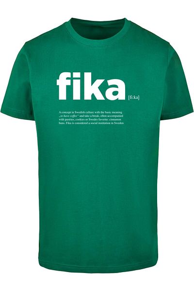 Mister Tee Herren Fika Definition Tee