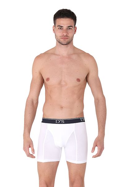 D'S Damat Damat Comfort Boxer 2 τεμαχίων - Μακρύ Λευκό