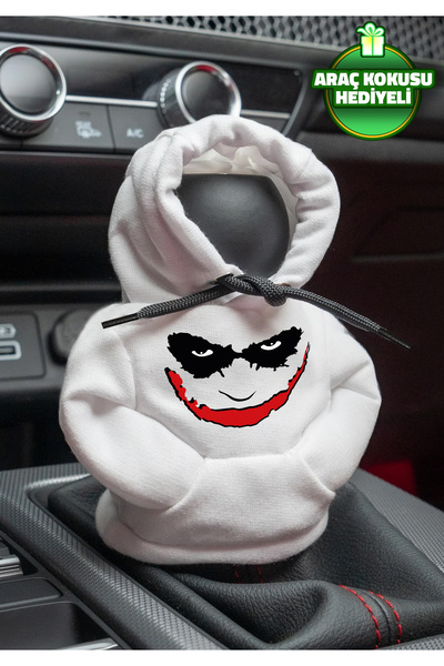 Freeyez Dc Comics Joker White Hoodie - Car Gear Shift, Apparel, Fleece, Auto ...