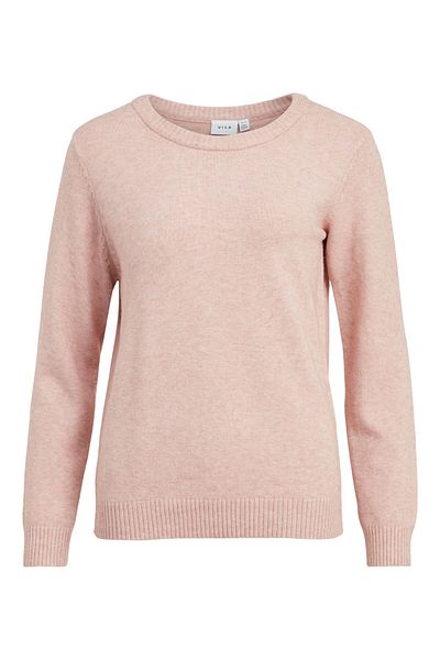 VILA Strickpullover Rundhalsausschnitt