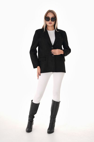 Pulli Collection Μπουφάν Suede Full Fit New Season