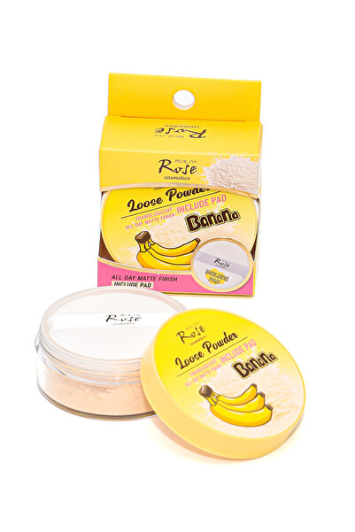 AİLY COSMETİCS Rose Süngerli Toz Pudra & Loose Powder