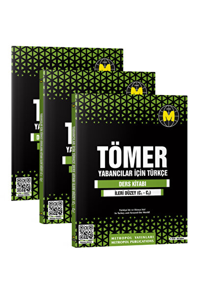 Metropol Yayınları TÖMER-YABANCILAR İÇİN TÜRKÇE ÖĞRETİM SETİ (C1-C2) İLERİ DÜZEY