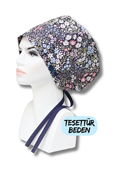 doktorbonem Хіджаб, тілесний, фіолетовий, польові квіти, хірургічна шапочка, лікар, медсестра, медичний працівник, лікарняна шапочка