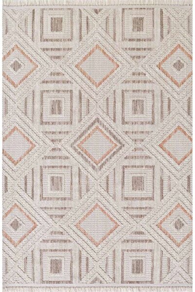 evdeco Point 15763 Kiremit Yumuşak Dokulu Bukle Halı Kilim Salon Mutfak Koridor Yolluk Dokuma Makine Halısı