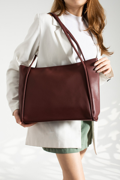 KOÇAK ÇANTA Γυναικεία τσάντα χειρός και ώμου με δύο μανίκια casual μοντέλο Sh...