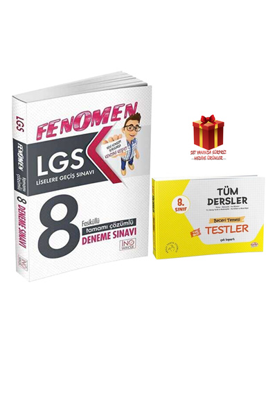 Editör Yayınevi 8. Sınıf LGS Deneme Sınavı+8. Sınıf Tüm Dersler Beceri Testle...