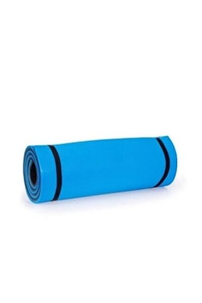 BMHOUSE Yıldız 16 Mm En Kalın Egzersiz Pilates Minderi Kamp Yoga Mat Çift Taraflı 180x60 Mavi-siyah