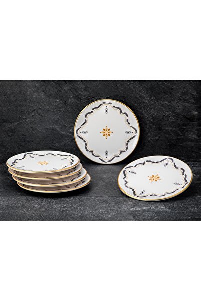 SERAMİKCİ OLIVA 6 PIECE CAKE PLATE