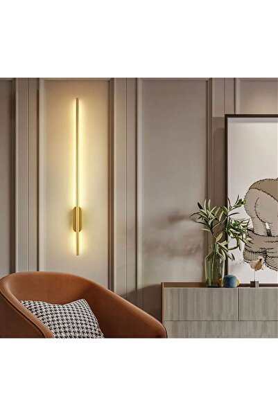 Genel Markalar Pilli Duvar Aydınlatması, Duvar Aplik Iç Mekan 3000k 1 Adet Eskitme Gold