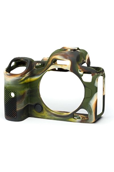 DP Canon R6 Mark 2 Silikon Kılıf (KAMUFLAJ)
