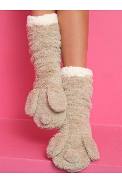 LİNOTTİ Plush House Socks with Dog