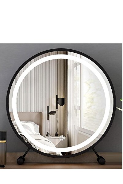 Taimi Black Round Makeup Mirror 40cm With 3 Lighting Modes