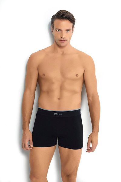 Jiber Μαύρο Microfiber Ανδρικό Boxer χωρίς ραφή - 276