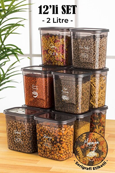 palermo home Set de 12 recipiente dreptunghiulare lungi cu capac transparent ...