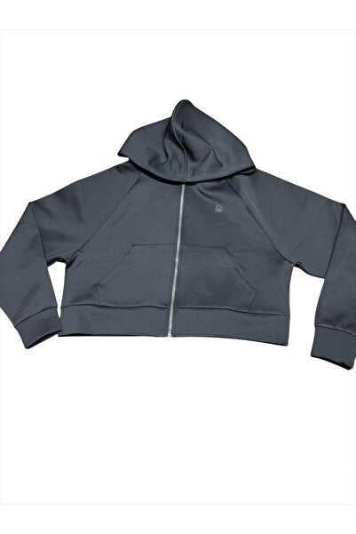 Benetton Benetton W21466 Women's Black Sports Sweatshirt