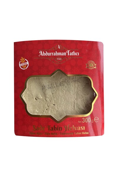 Abdurrahman Tatlıcı Tahini Halva Plain 300 Gr X 3 Pieces