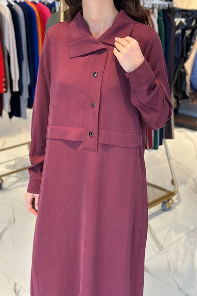 Nuss 2014 Model Plum Snap Dress