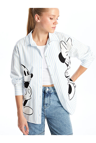 LC Waikiki Lcwk Mickey Mouse bedrucktes Damenhemd