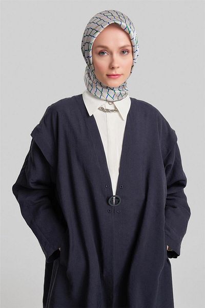 Armine Плисирана раменна суичърка с овърсайзър дизайн, 24y5508, тъмносиня