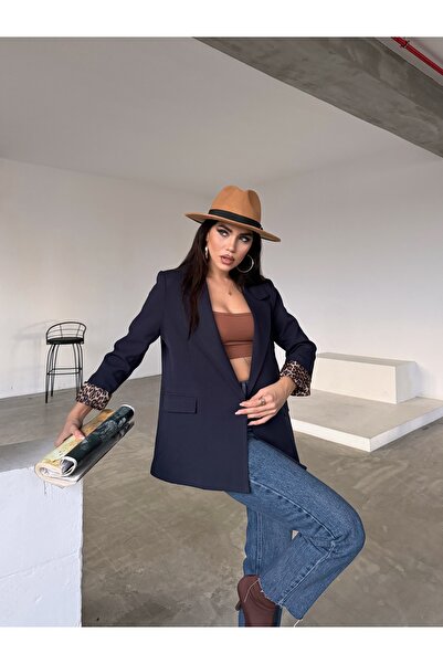 MYGİYİMİSTANBUL піджак леопардовий на підкладці