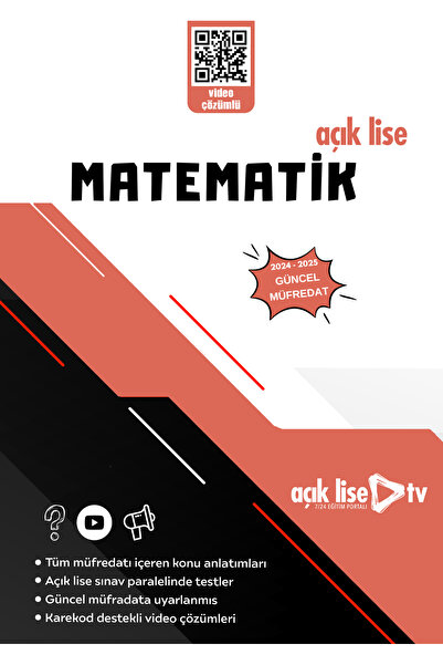Açık Lise TV Açık Lise Matematik 2 - Konu Ve Soru - Güncel Müfredat