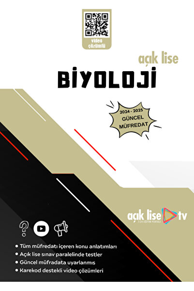 Açık Lise TV Açık Lise Biyoloji 2 - Konu Ve Soru - Konu Ve Soru - Güncel Müfr...